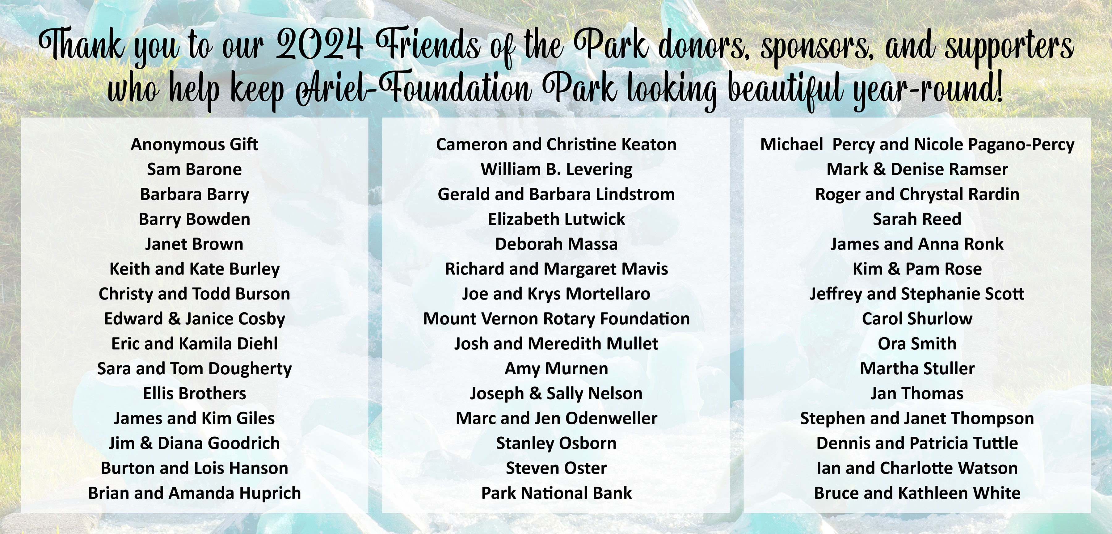2024 Friends of the Park