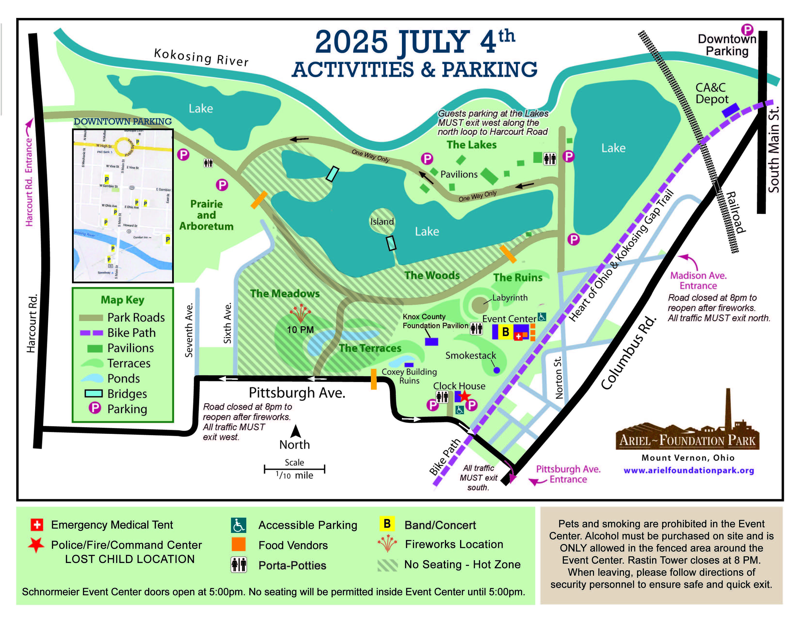 July 4 Map 2025