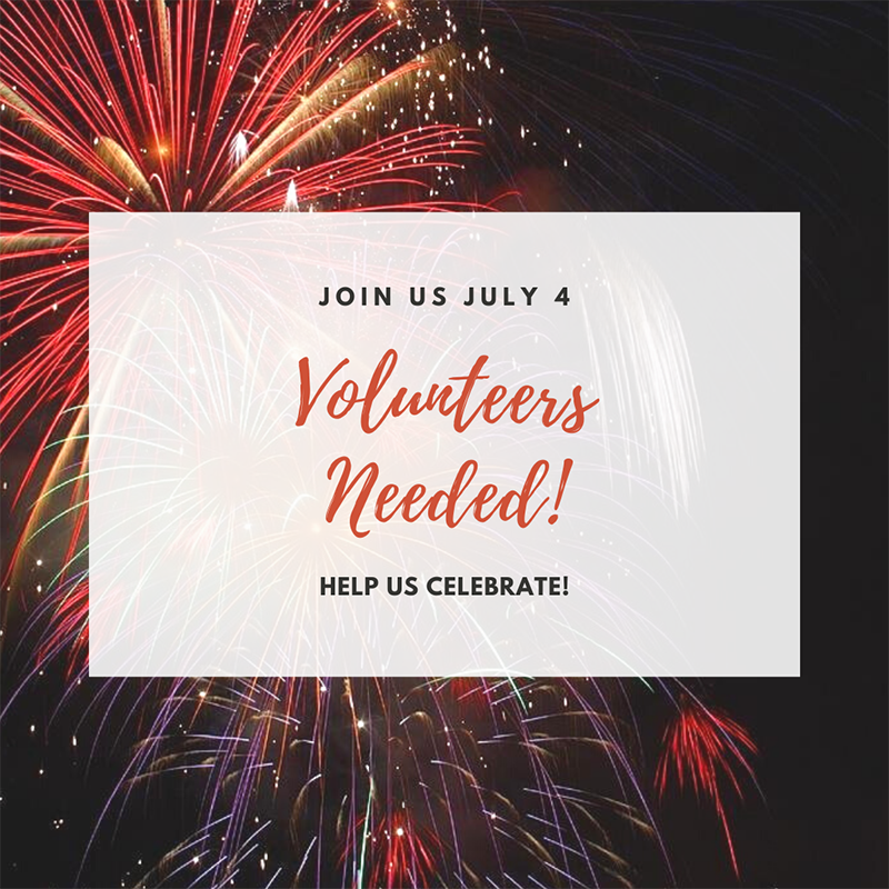 July 4 volunteers