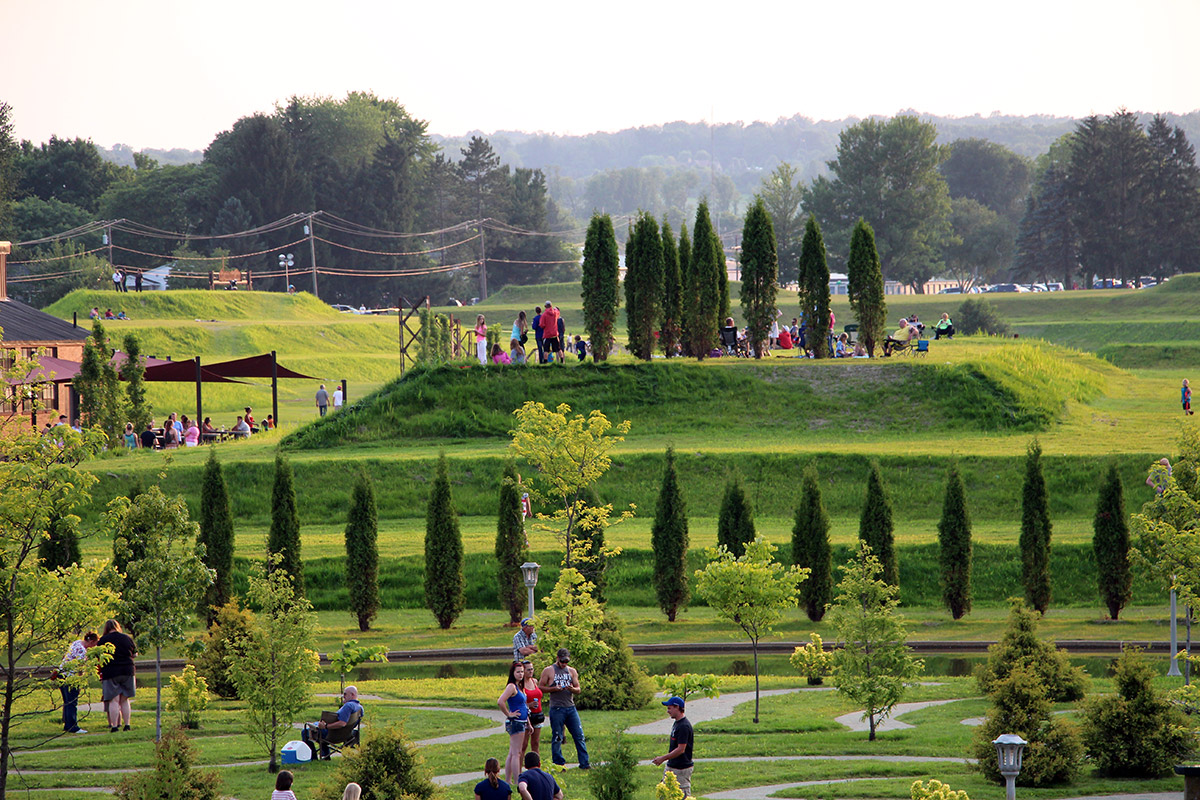 People enjoying summer at the Park